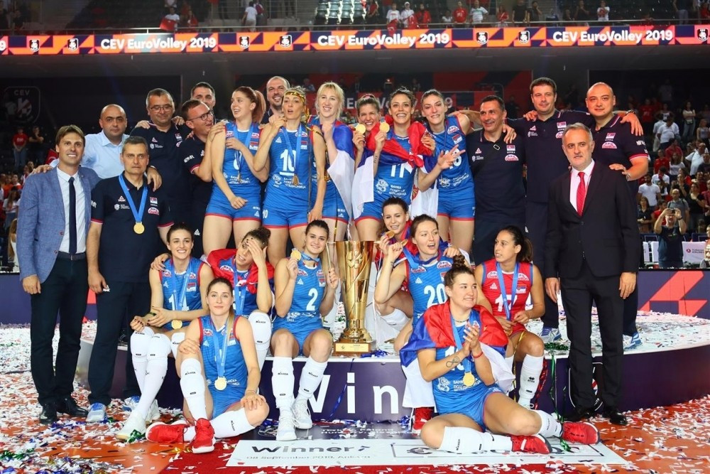 Voleybol üzrə Serbiya millisi Avropa çempionu olub