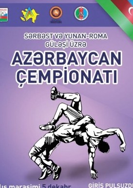 Sərbəst və yunan-Roma güləşi üzrə Azərbaycan çempionatı keçiriləcək