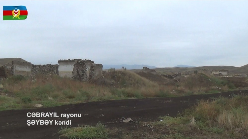 Cəbrayılın işğaldan azad olunan Şəybəy kəndindən videogörüntülər