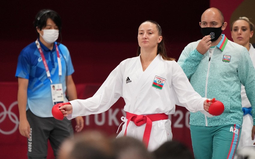 Tokio-2020: Azərbaycan karateçisi İrina Kindzerska gümüş medal qazanıb