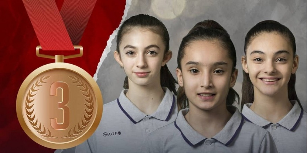 Akrobatika gimnastlarımız dünya yaş qrupları yarışlarında bürünc medal qazanıblar