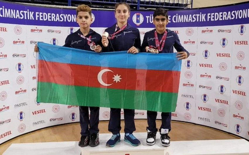 Azərbaycan gimnastları Türkiyədə 2 qızıl, 2 gümüş medal qazanıblar