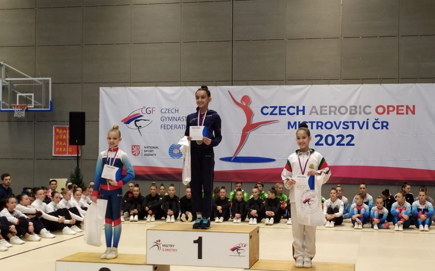 Gimnastlarımız Çexiyada 7 medal qazandı