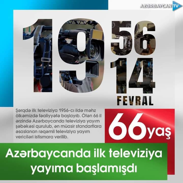 Bu gün Azərbaycan Televiziyasının yaranmasından 66 il ötür