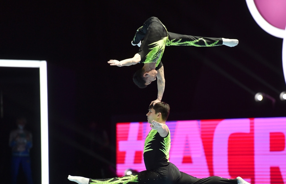 Azərbaycanın kişi cütlüyü akrobatika gimnastikası üzrə dünya çempionatında üçüncü olub