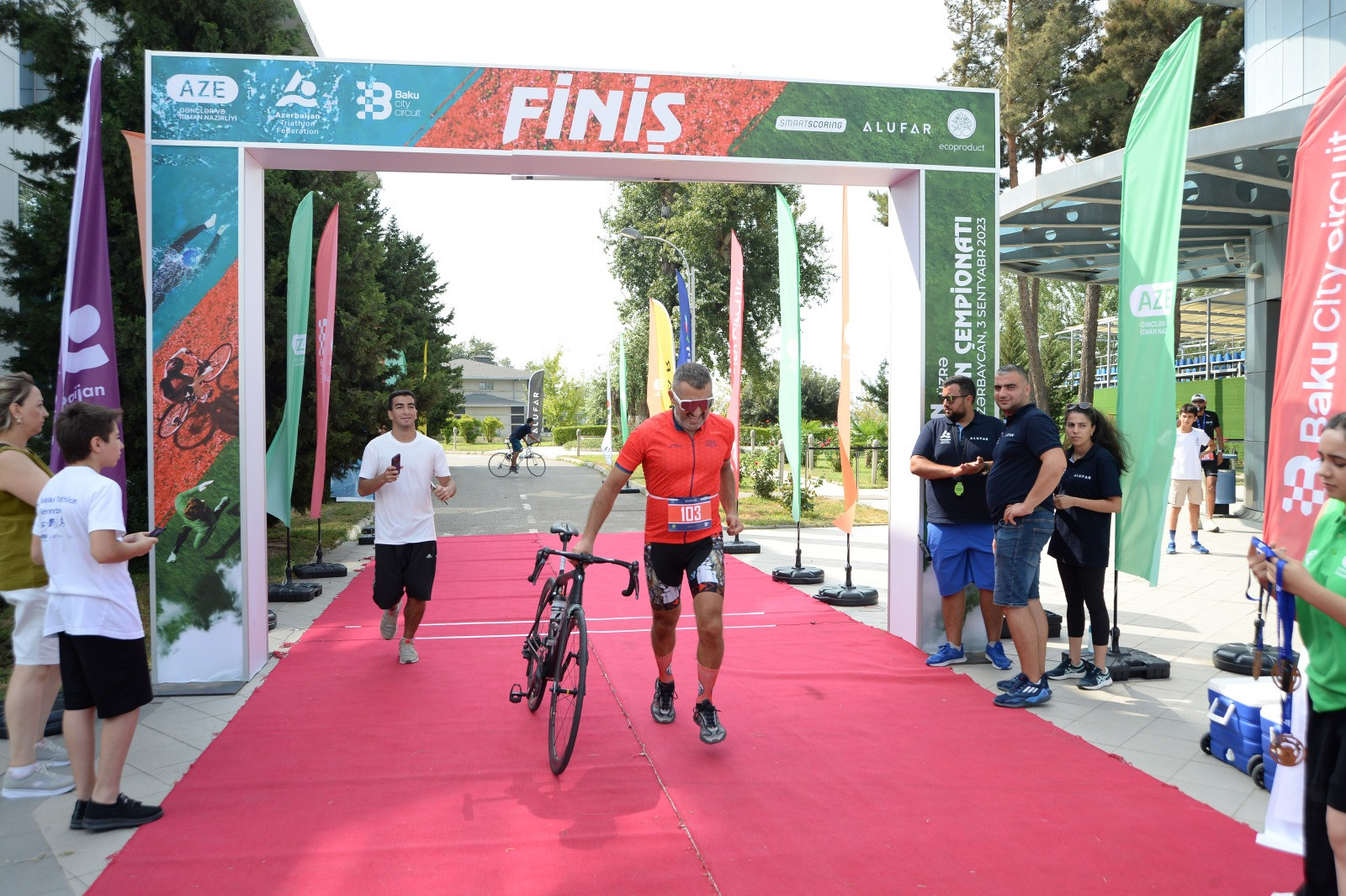 Mingəçevirdə ilk dəfə triatlon yarışı keçirildi