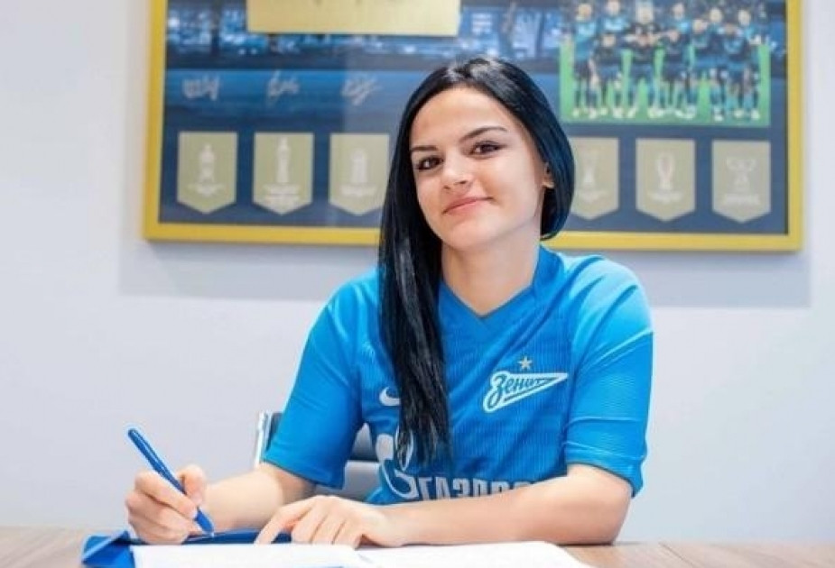 Qadın futbolçulardan ibarət millimizin üzvü “Zenit”də