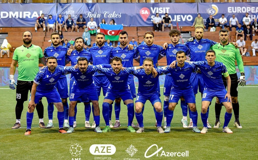 Minifutbol millimiz Avropa çempionatında 1/4 finala yüksəldi