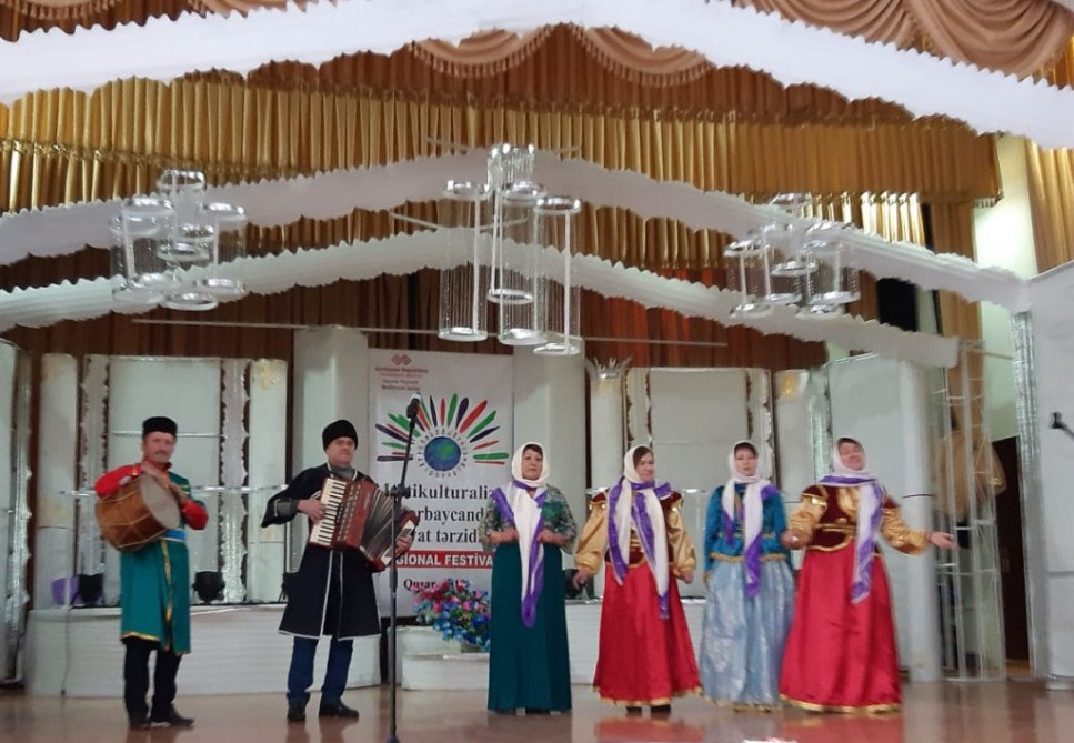 Qusarda “Multikulturalizm Azərbaycanda həyat tərzidir” adlı festival təşkil edilib