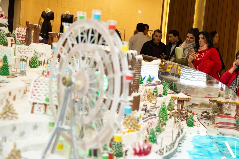 “Port Baku Mall”da “Gingerbread City” adlı sərgi açılıb