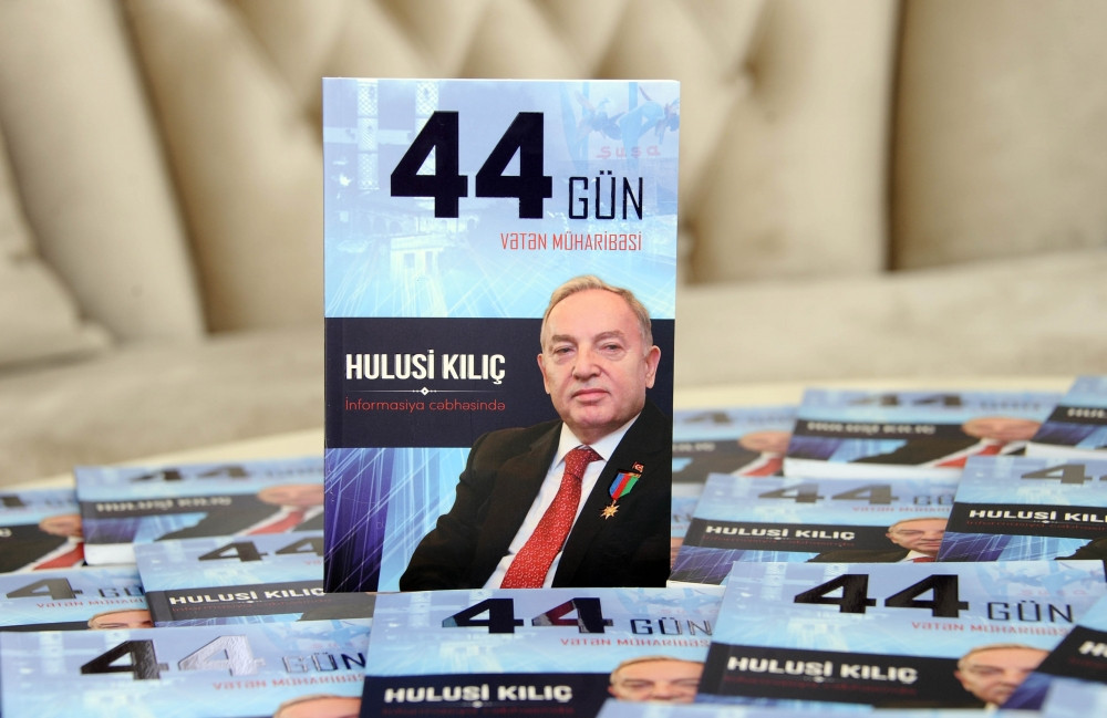 Beynəlxalq Türk Mədəniyyəti və İrsi Fondunda “44 gün Vətən müharibəsi, Hulusi Kılıç informasiya cəbhəsində” kitabının təqdimatı olub