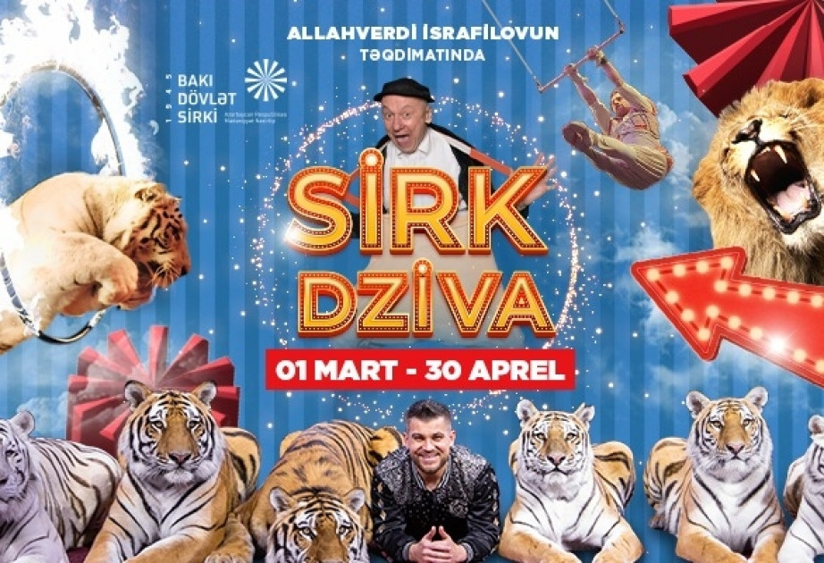 Monte-Karlo festivalının iştirakçıları Bakı Dövlət Sirkində çıxış edəcək