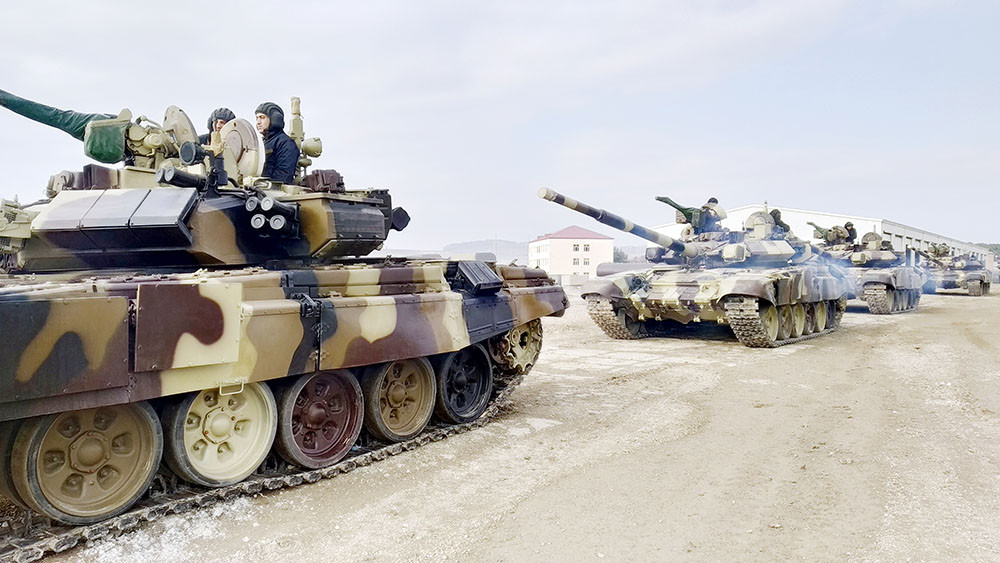 Azərbaycan Ordusunda birləşmənin komanda-qərargah təlimi keçirilib