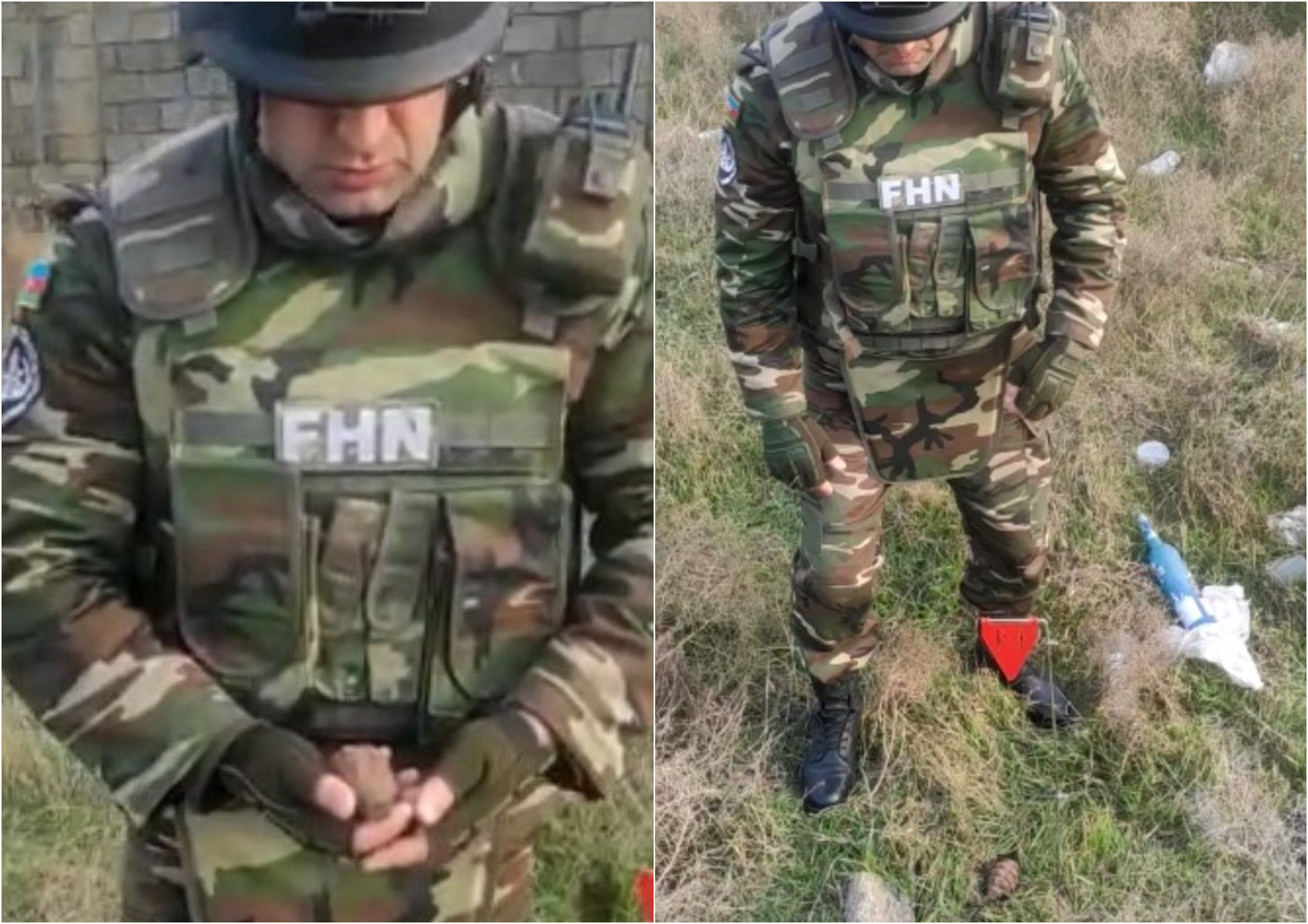 Bakıda dəmir yolu keçidində qumbara tapıldı