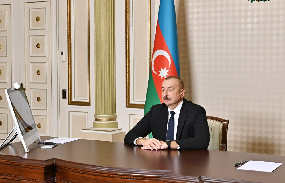 Azerbaijani President meets in video format with Speaker of Parliament of Montenegro