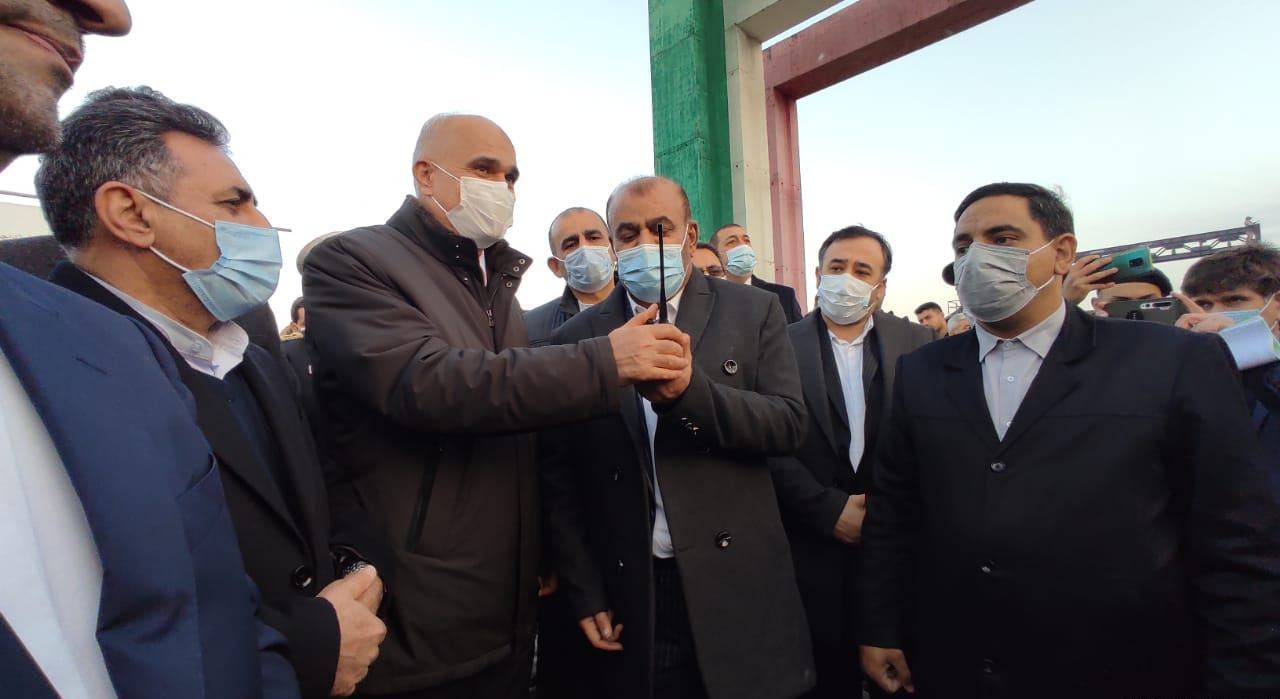 İranla Azərbaycan arasında yeni avtomobil körpüsünün təməli qoyuldu