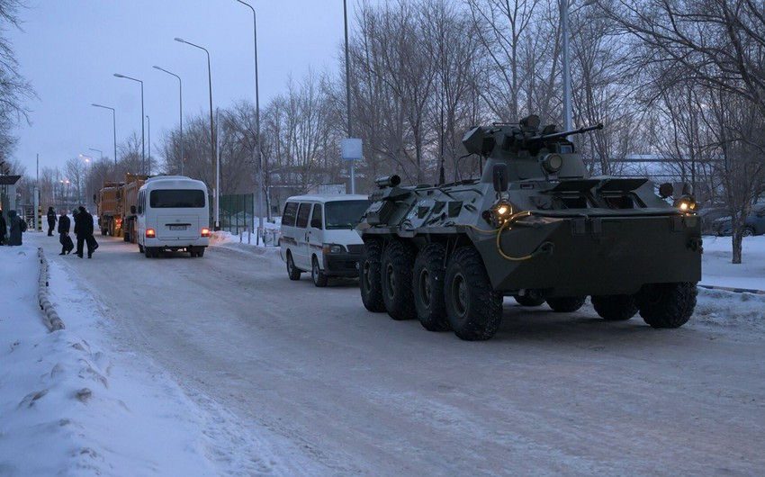 KTMT sülhməramlıları Qazaxıstanda fəaliyyətə başlayıb
