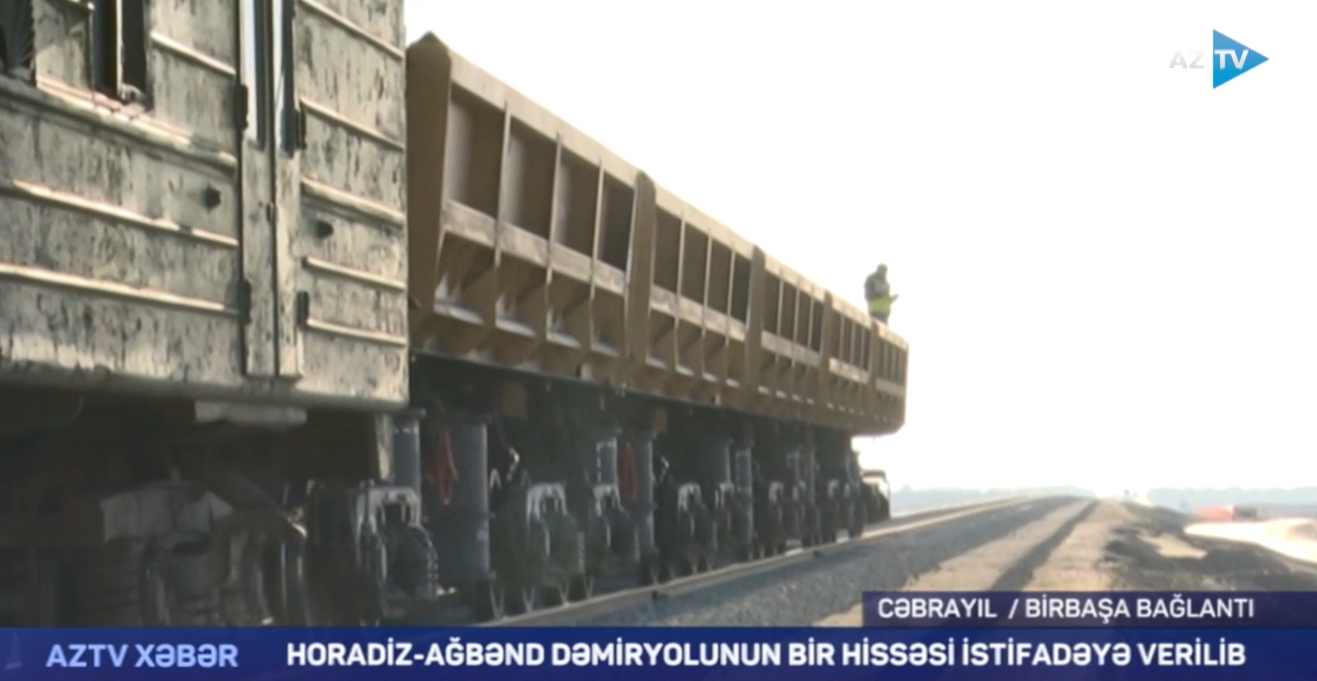 Horadiz-Ağbənd dəmir yolunun bir hissəsi istifadəyə verildi