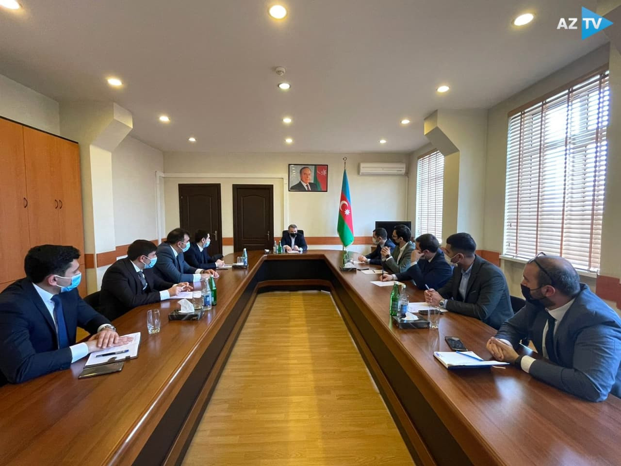 AzTV-nin sədri “Yüksəliş” müsabiqəsinin iştirakçıları ilə görüşüb