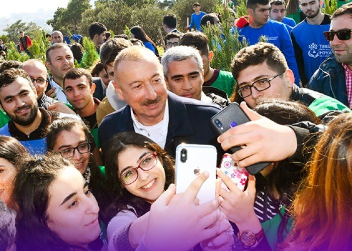 Президент Ильхам Алиев поделился публикацией по случаю 2 февраля – Дня азербайджанской молодёжи