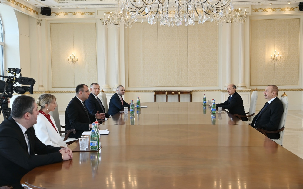 Azerbaijani President receives Georgian Minister of Justice