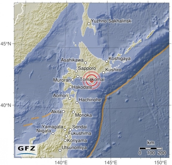 Yaponiyanın şimalında 5,1 bal gücündə zəlzələ olub