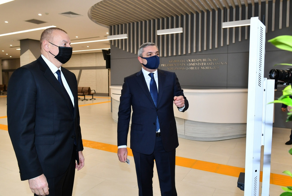 Ilham Aliyev attends opening of Citizen Reception Center of Presidential Administration