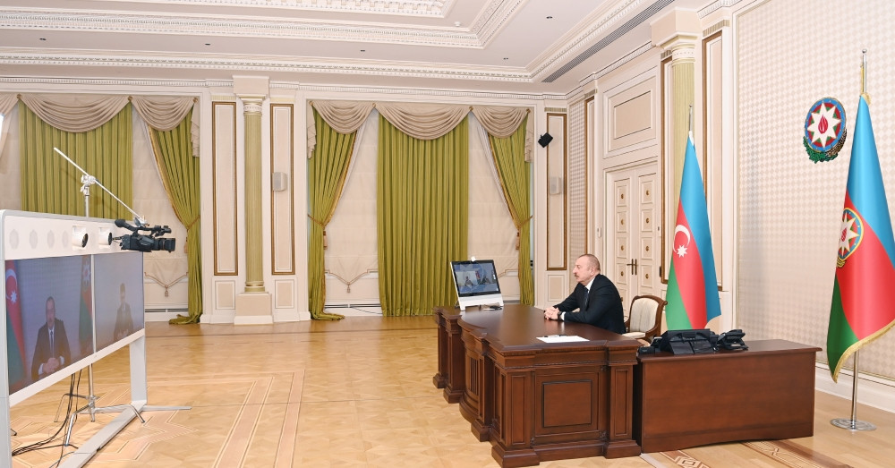 Azerbaijani President receives Shahin Seyidzade in video format
