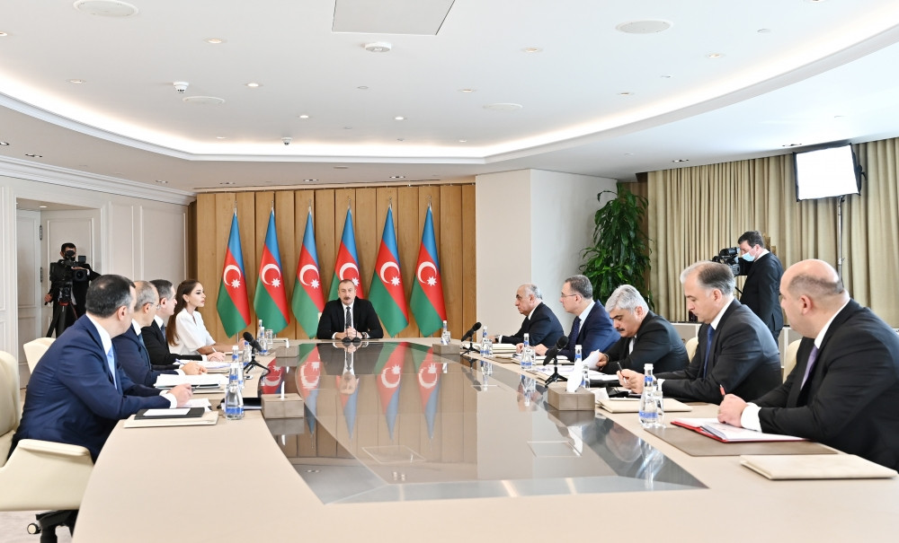 President of Azerbaijan presides over meeting on results of first quarter of 2022