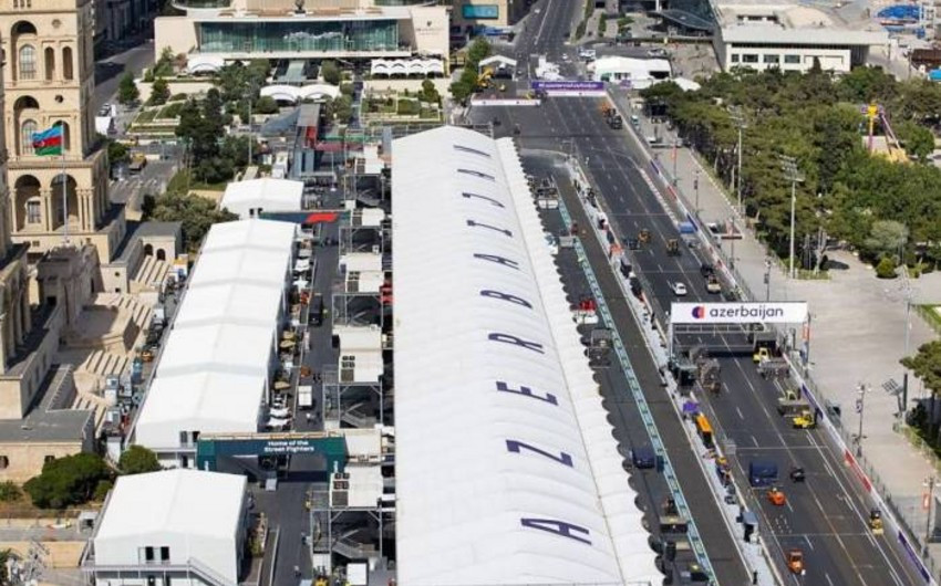 В Баку началась подготовка к "Формуле-1"