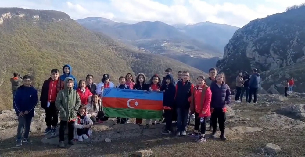 Turkish schoolchildren visit Shusha, cultural capital of Azerbaijan