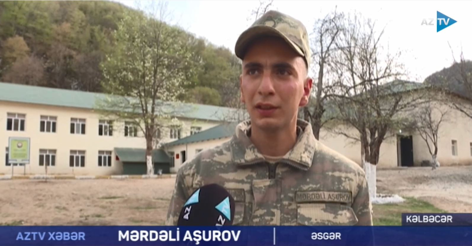 Soldier, who saved over 20 people in Kalbajar, awarded - AzTV's reportage from serviceman's house