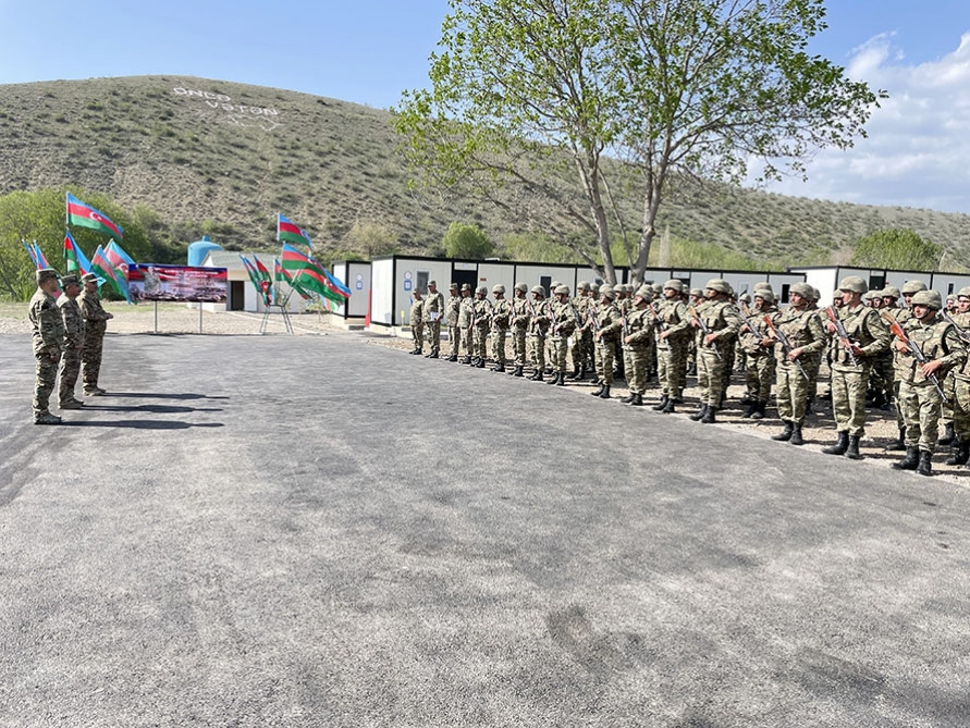 Provision of Azerbaijani Army Units stationed in liberated territories being improved
