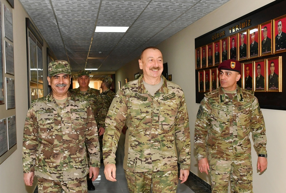President Ilham Aliyev visited military unit of Defense Ministry`s Special Forces
