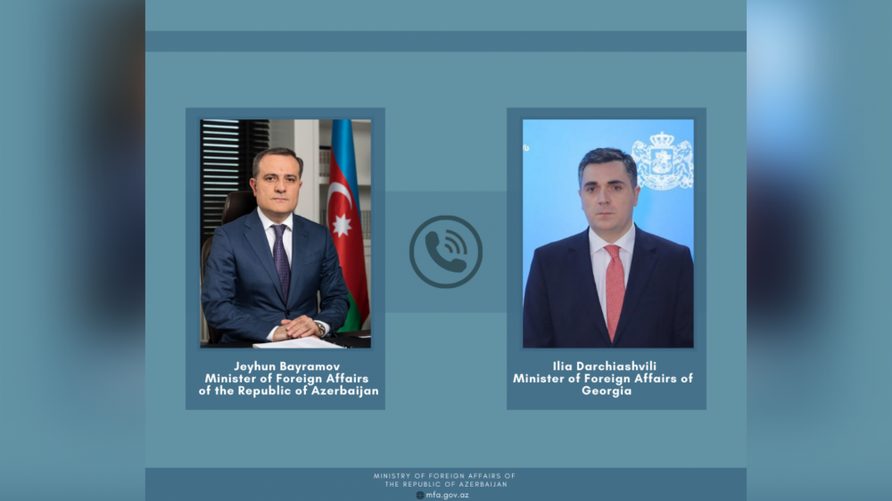Azərbaycan və Gürcüstan xarici işlər nazirləri arasında telefon danışığı olub