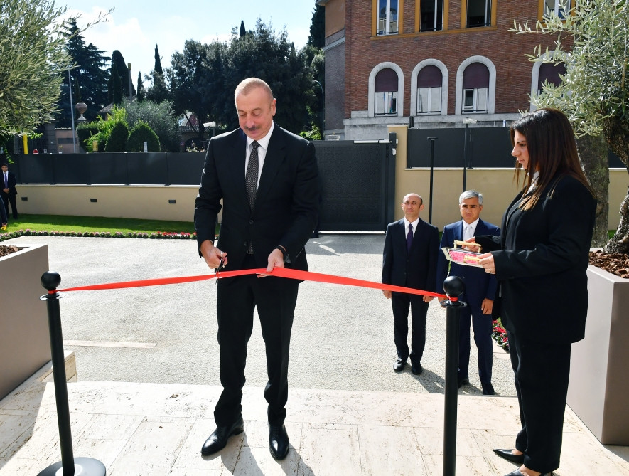 New building of Azerbaijani Embassy in Italy opened in Rome