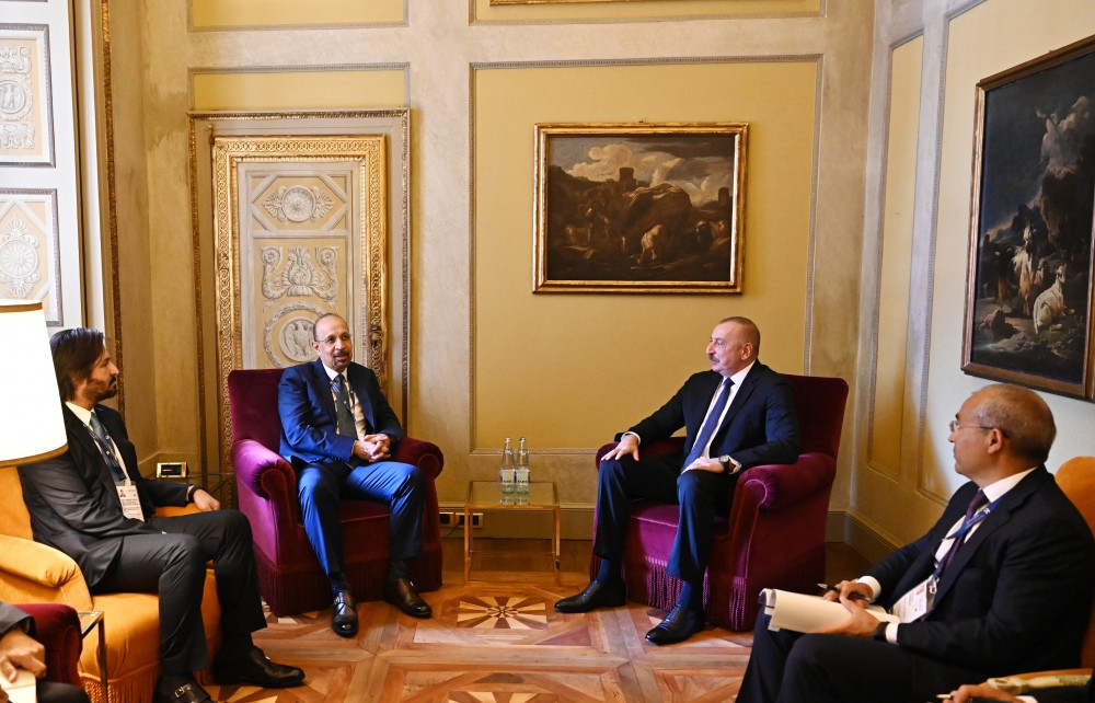 Azerbaijani President meets with Saudi Investment Minister in Cernobbio