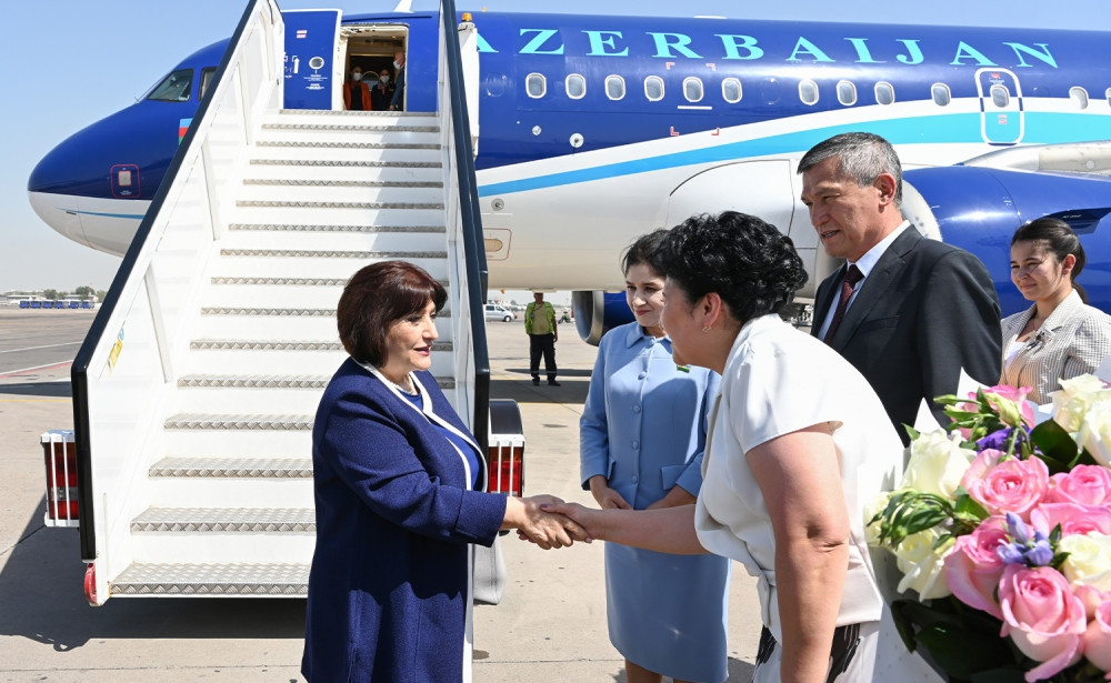 Milli Məclisin sədri Sahibə Qafarova Daşkənd şəhərində işgüzar səfərdədir