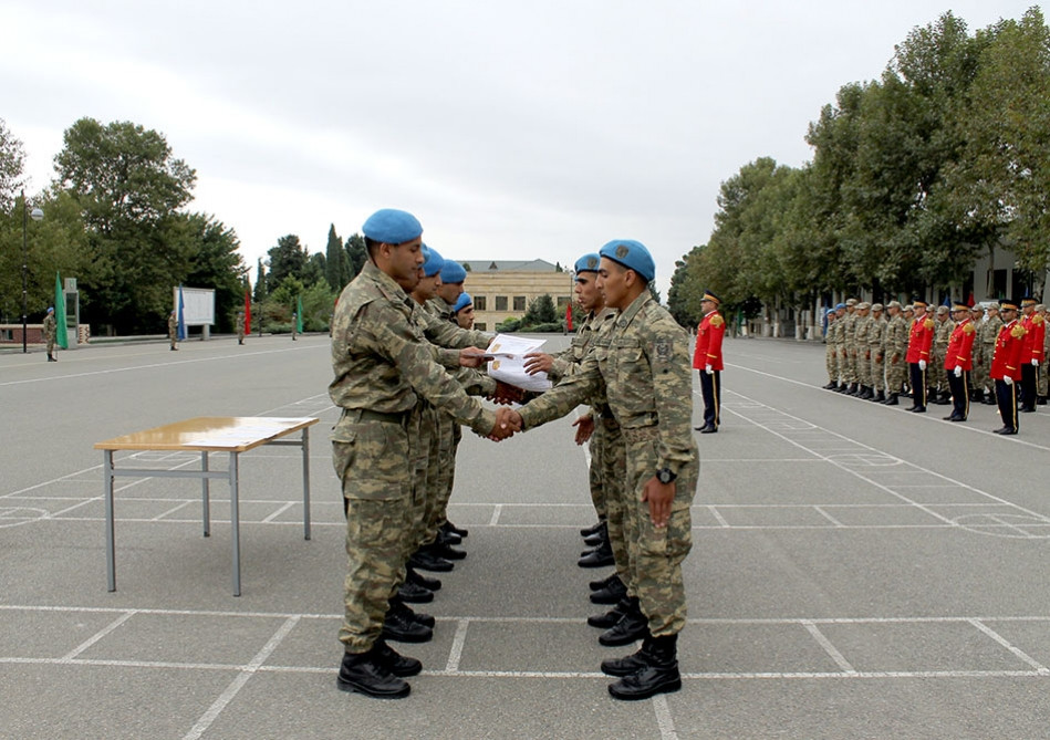 "Komando başlanğıc kursu"nu bitirənlərə sertifikatlar təqdim olunub