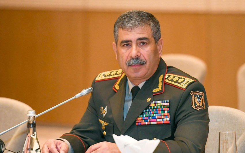 Azerbaijan's Defense Minister offers condolences to his Turkish counterpart