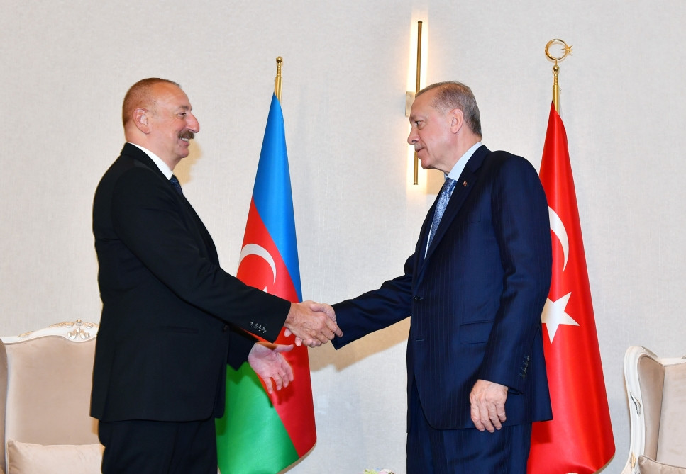 President Ilham Aliyev met with President of Turkiye Recep Tayyip Erdogan in Samarkand