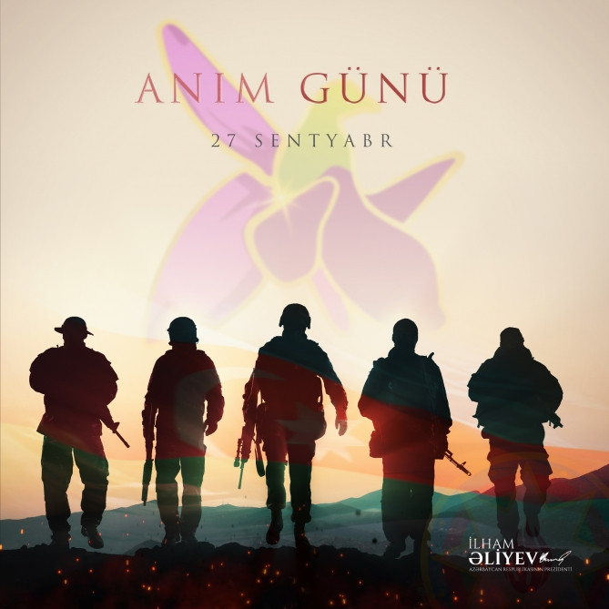 President Ilham Aliyev made post on Remembrance Day