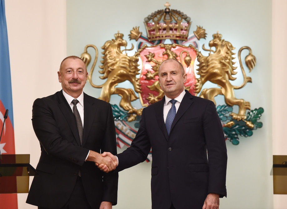 Azerbaijani, Bulgarian presidents held joint press conference