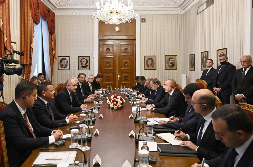 Azerbaijani, Bulgarian presidents held an expanded meeting