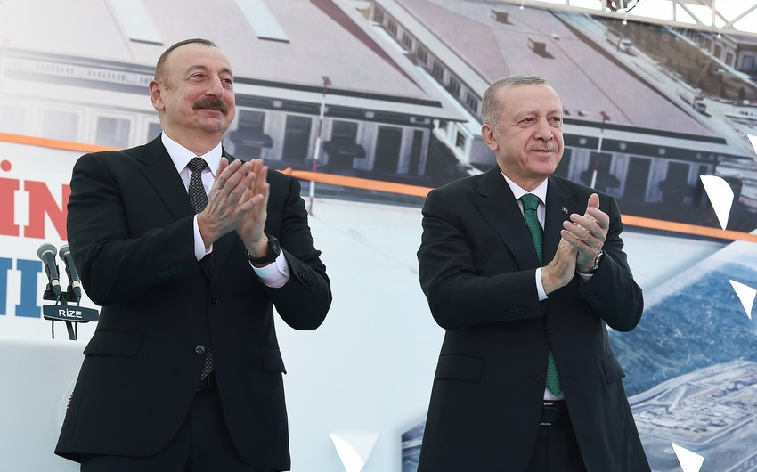 Azerbaijani President addresses opening of Rize-Artvin Airport