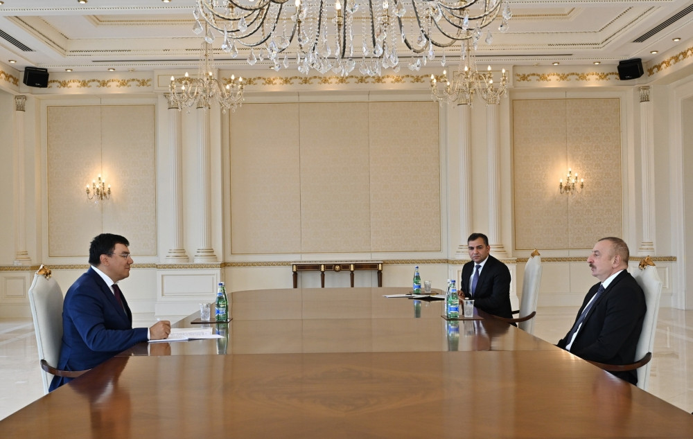 Azerbaijani President receives Uzbekistan's Deputy PM