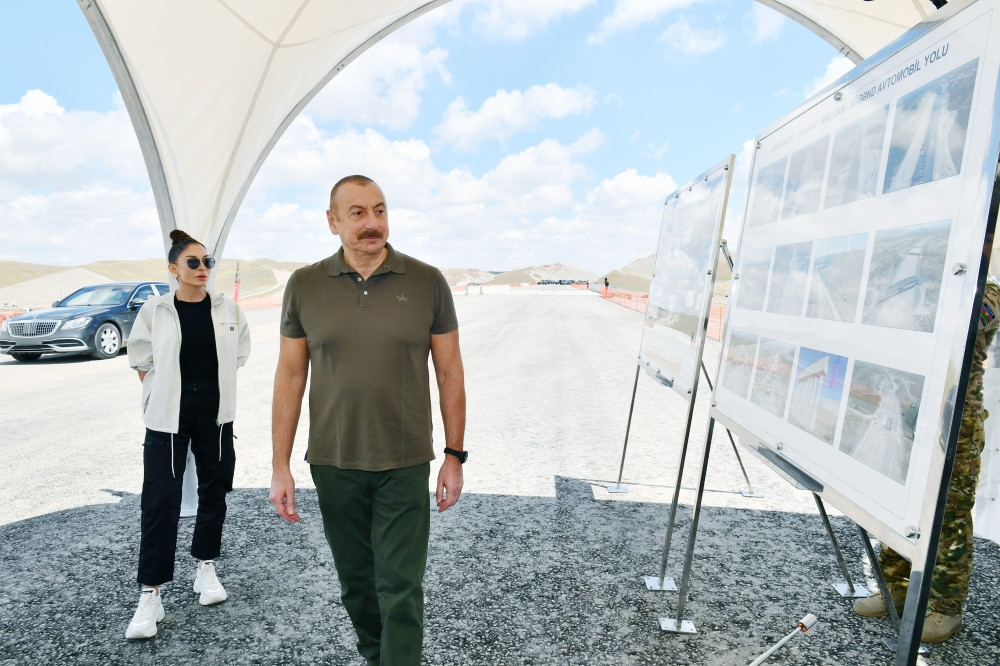 Azerbaijani President, First Lady visit Fuzuli, Jabrayil regions