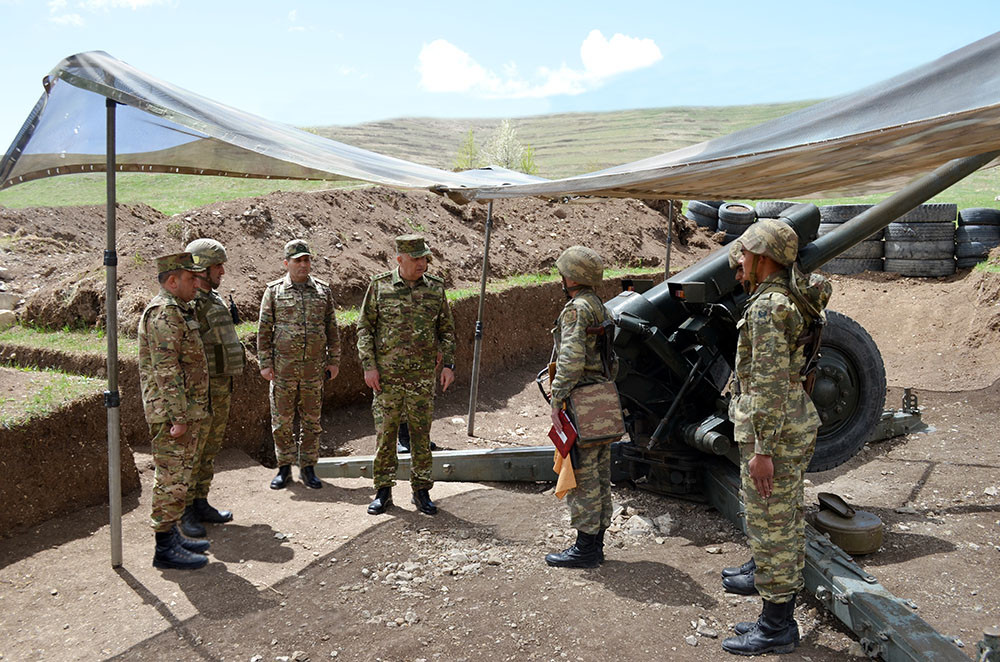 Chief of General Staff inspects combat readiness of military units in Kalbajar