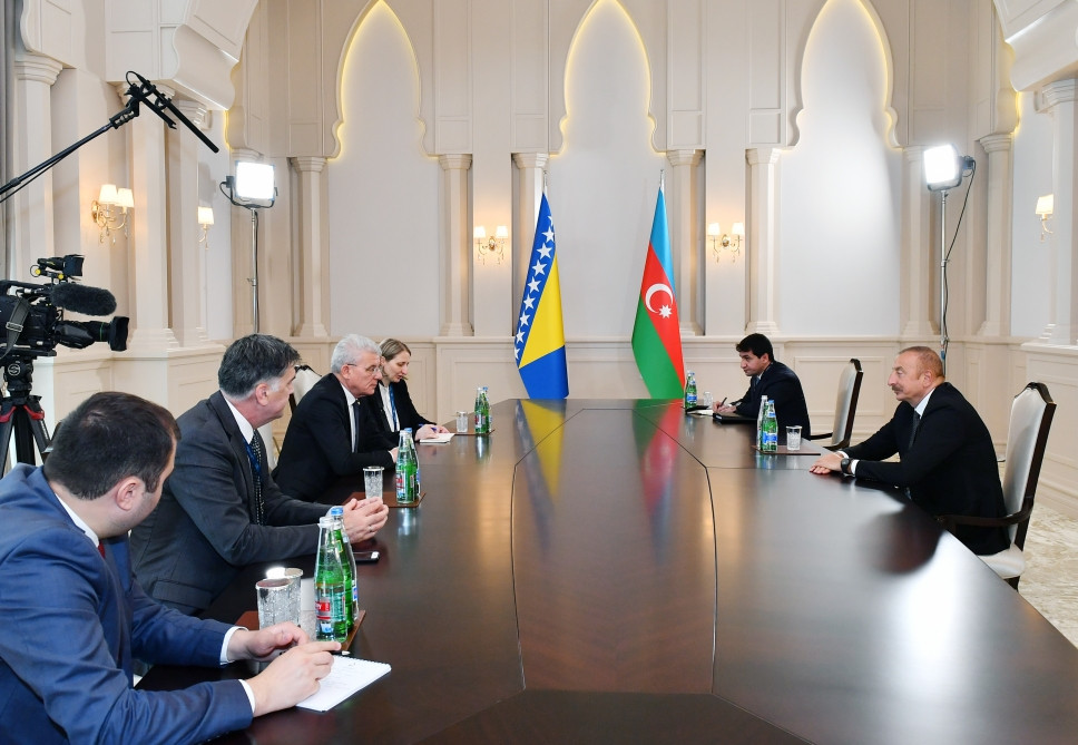 President Ilham Aliyev met with Chairman of Presidency of Bosnia and Herzegovina