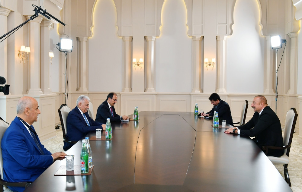 President Ilham Aliyev received former Prime Minister of Turkiye Binali Yildirim